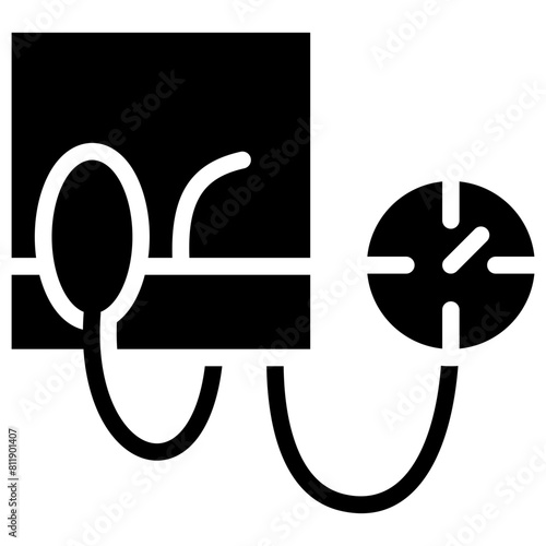sphygmomanometer solid icon