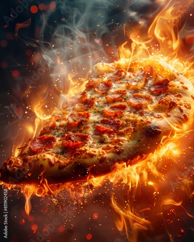 Photo of a pizza
