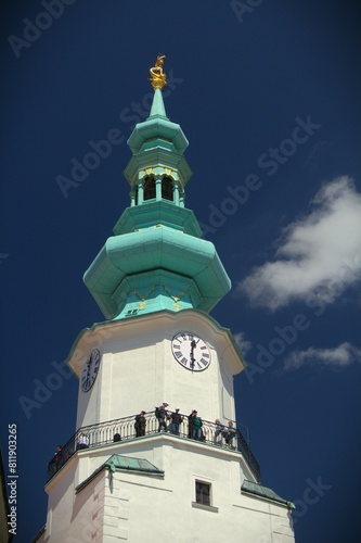 The bulbous yet elegant copper roof of Michael’s Gate is one of the symbols of Bratislava