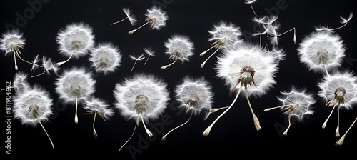 Close-up of delicate dandelion seeds in soft sunlight  showcasing nature s intricate beauty and the promise of new beginnings in a captivating and serene image