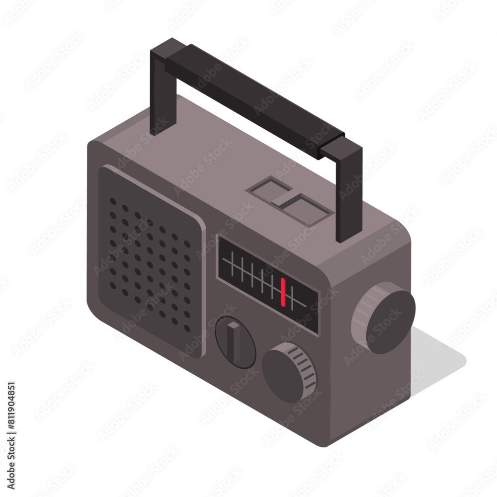 Obraz premium portable radio player