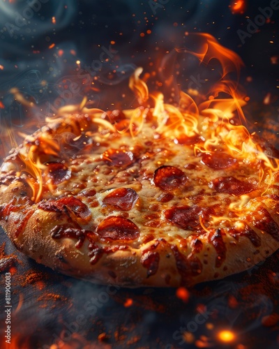 Photo of a pizza