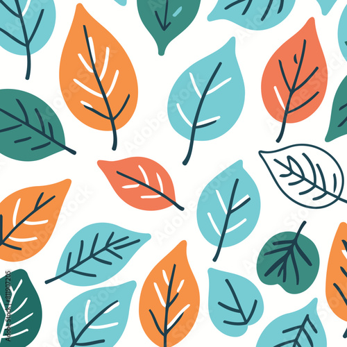 Cute vector illustration of a Leaves for youngsters' imaginative stories