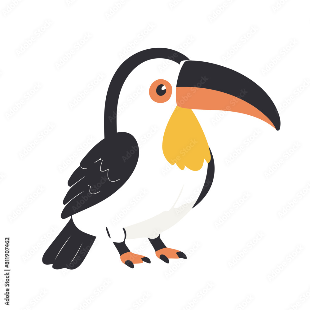 Fototapeta premium Cute Animal vector illustration for kids' adventure tales