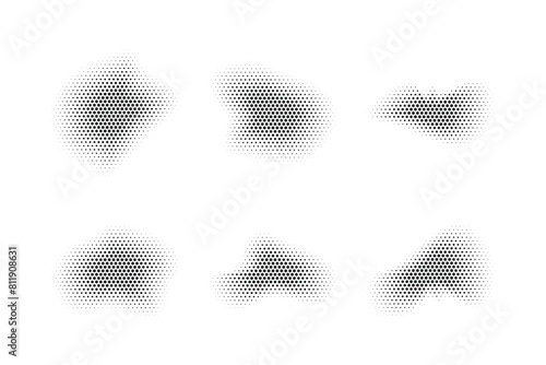 Halftone Star Pattern, Reprographic Technique for Simulating Background Set Minimal Style Dynamic Wallpaper