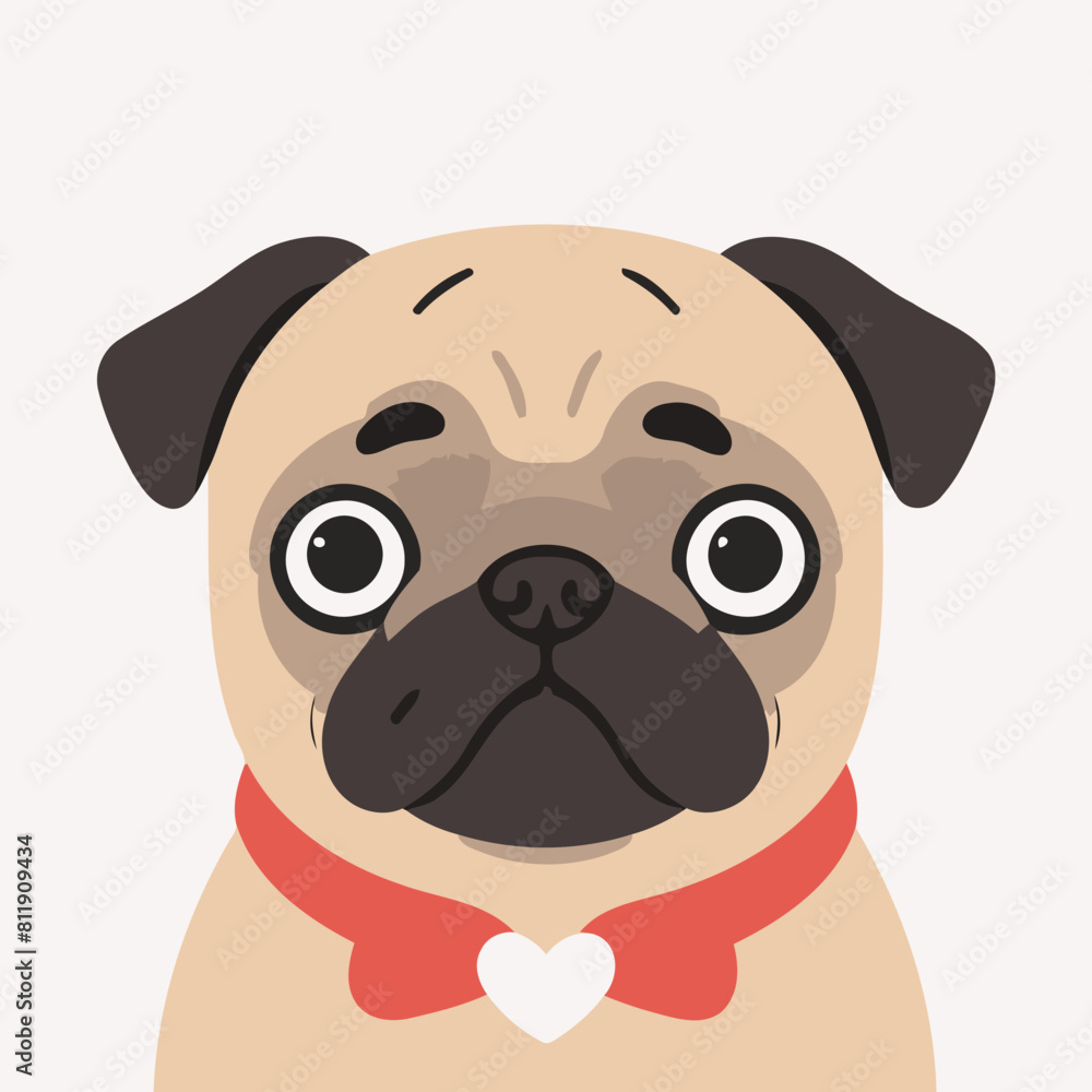 Vector illustration of a cute Dog for toddlers Vector illustration of a cute Dog for toddlers