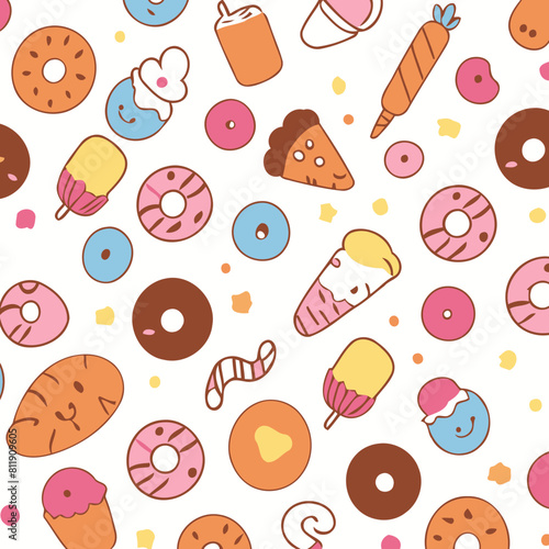 Cute vector illustration of a Sweets for youngsters' imaginative stories