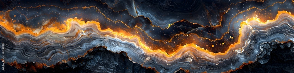 Fototapeta premium Mesmerizing Marble Texture Background with Captivating Swirls and Waves of Black,White,and Gray Tones