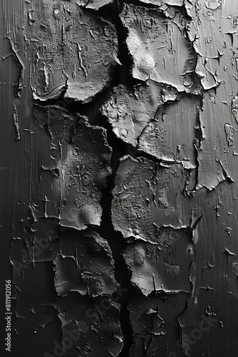 Detailed Close-Up of Iron Wall Corner Revealing Minor Cracks and Surface Scratches