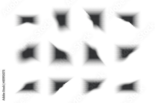 Halftone Hexagon Pattern, Reprographic Technique for Simulating Background Set Minimal Style Dynamic Wallpaper