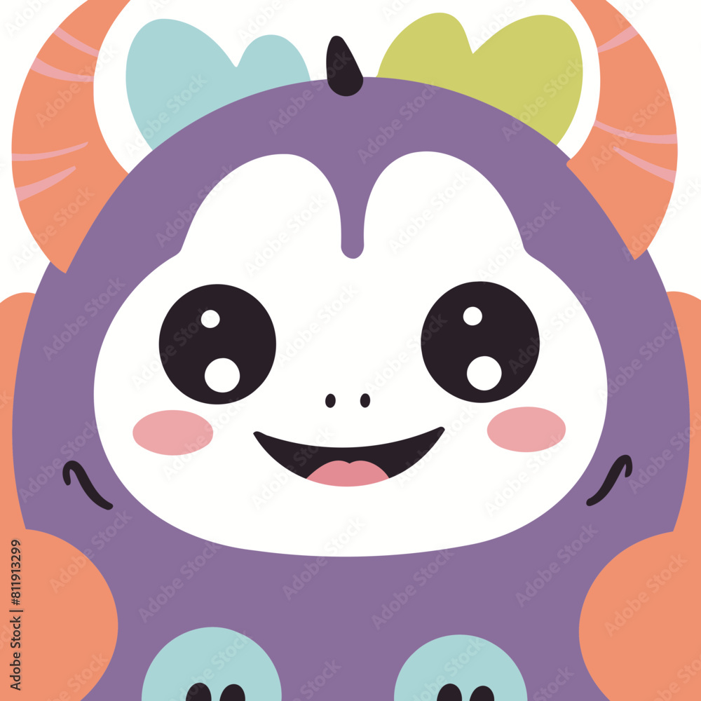 Cute Monster for kids story book vector illustration Cute Monster for kids story book vector illustration