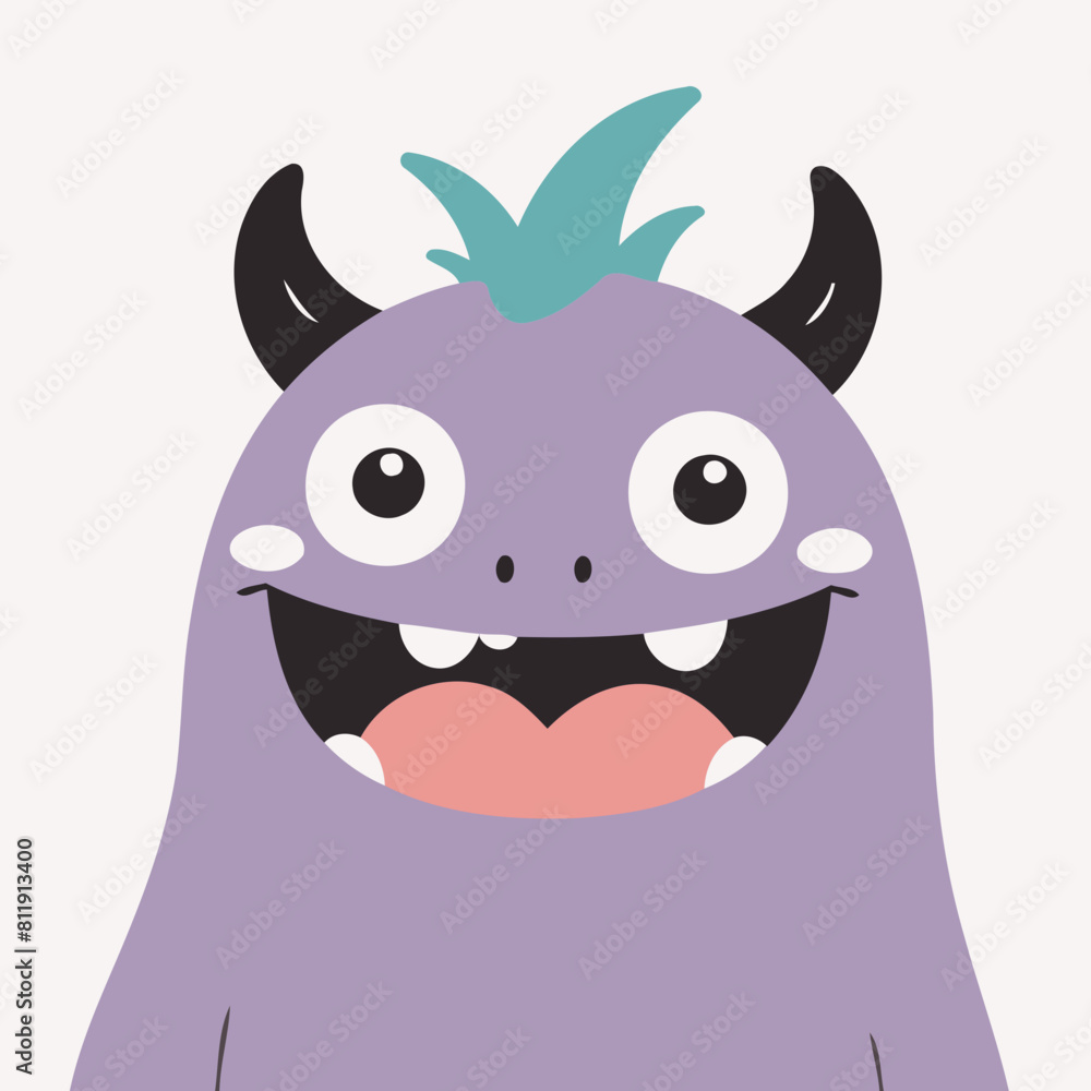 Cute Monster for kids' storytelling vector illustration Cute Monster for kids' storytelling vector illustration
