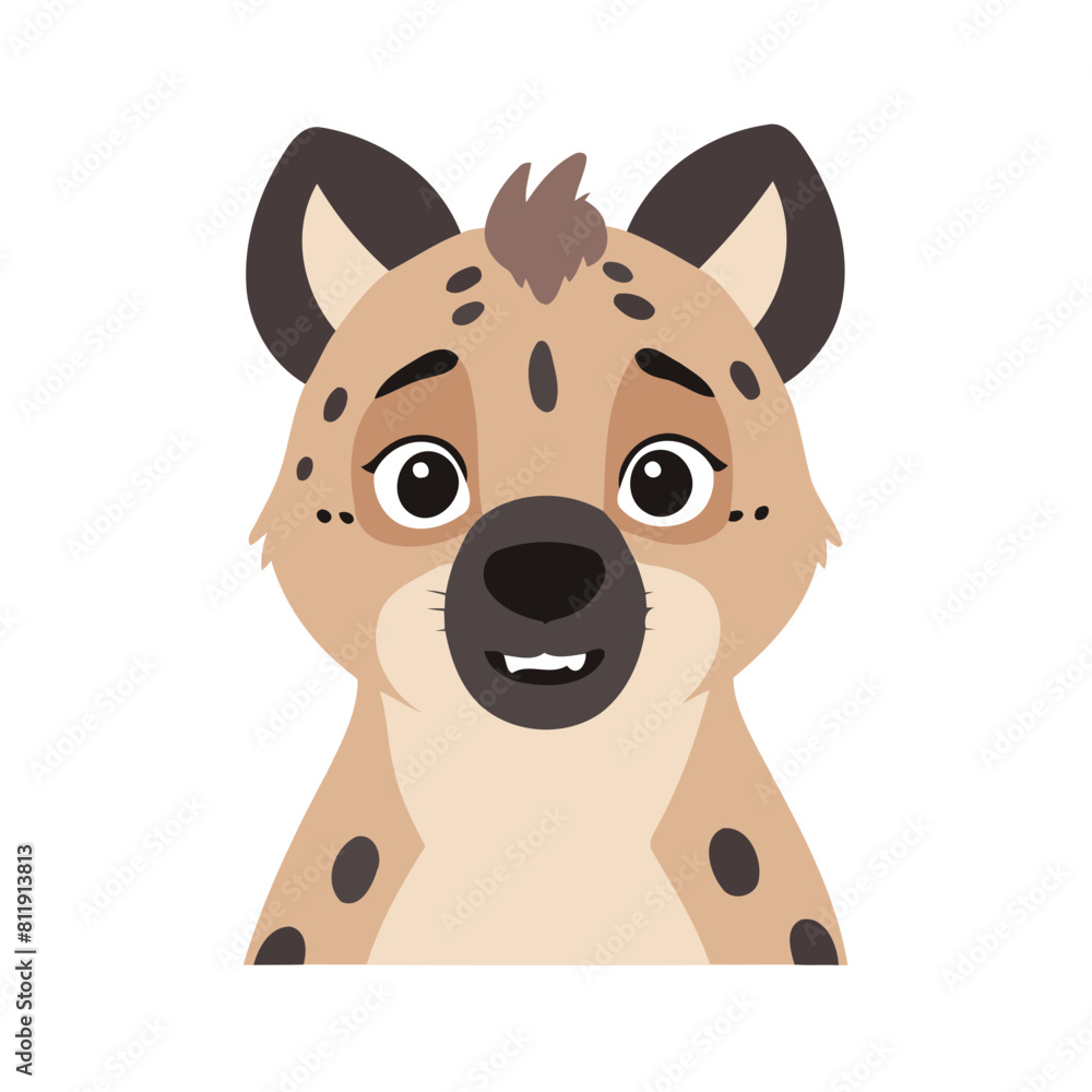 Cute Hyena for kids story book vector illustration Cute Hyena for kids story book vector illustration