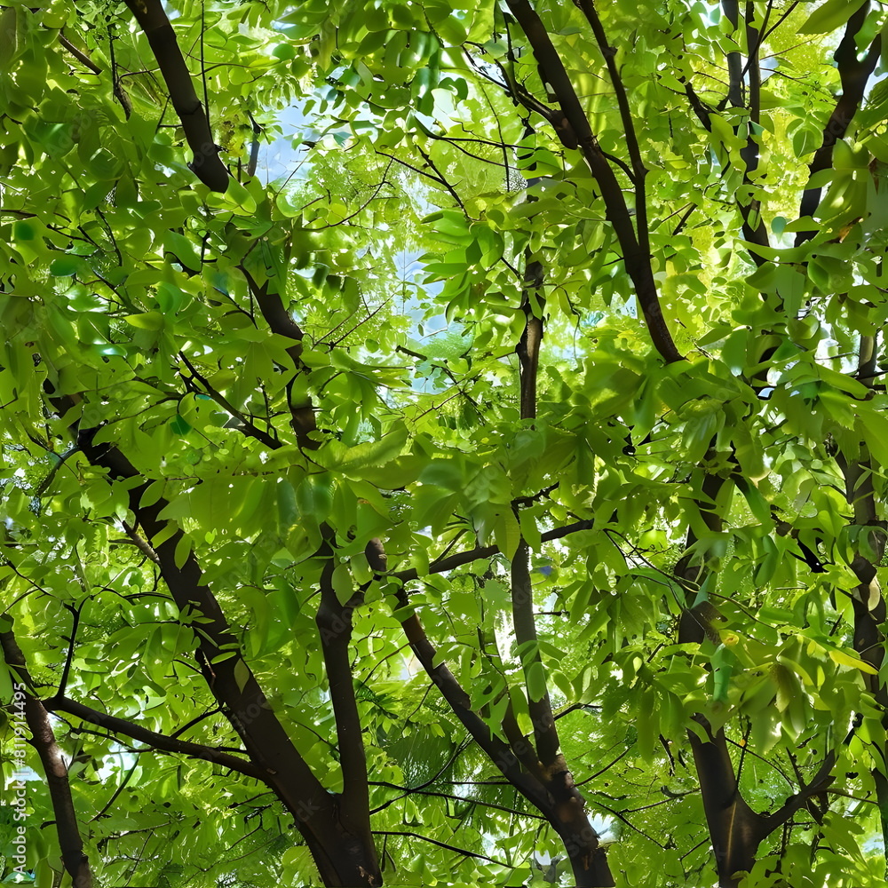 Fototapeta premium green leaves background