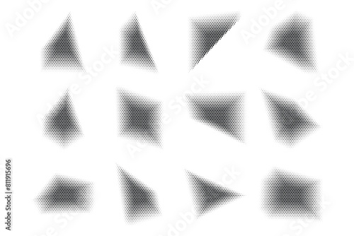 Halftone Hexagon Pattern, Reprographic Technique for Simulating Background Set Minimal Style Dynamic Wallpaper