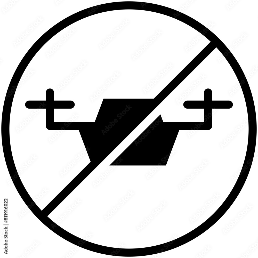 no drone solid icon no drone solid icon