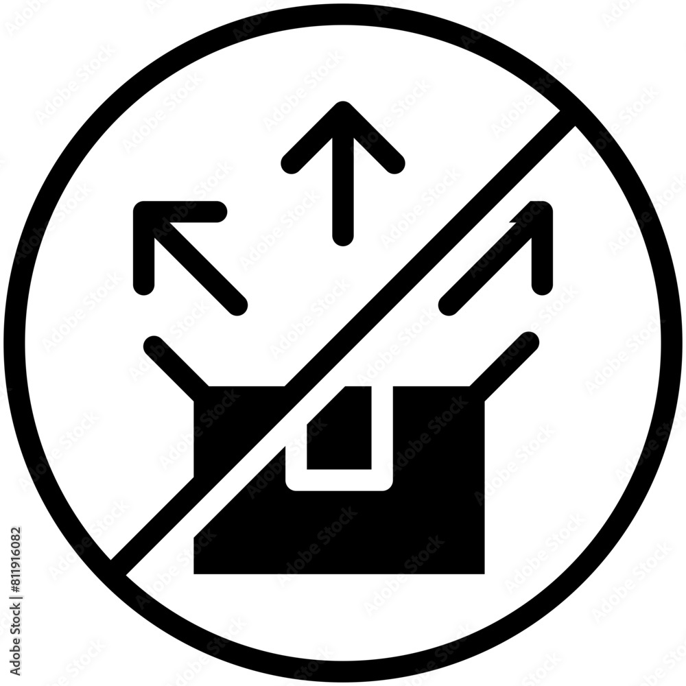 no sharing solid icon no sharing solid icon