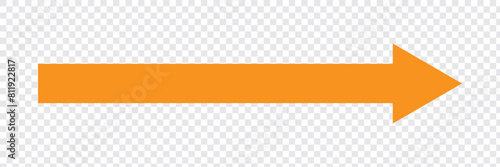 Horizontal dual thin long straight double ended arrow. Contour isolated vector image on white background. long double ended arrow. In eps 10.