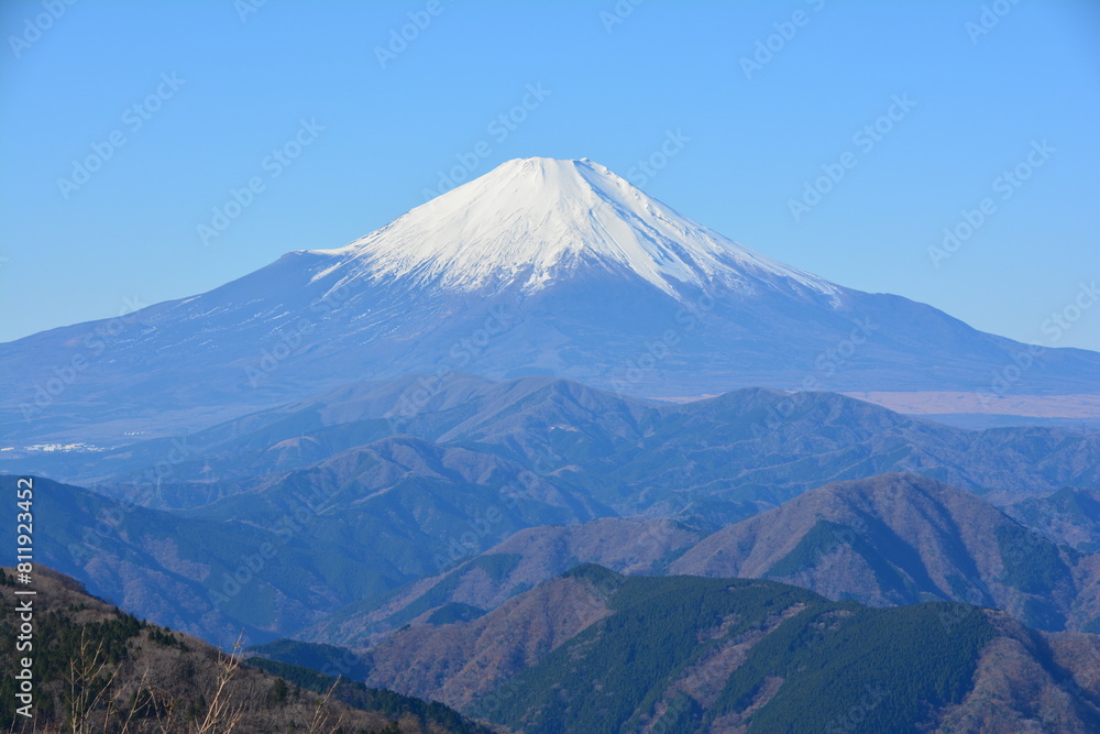 丹沢・鍋割山から眺める富士山 丹沢・鍋割山から眺める富士山