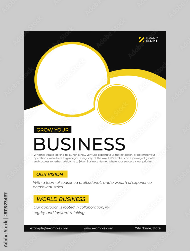Obraz premium Business Flyer Template Design 