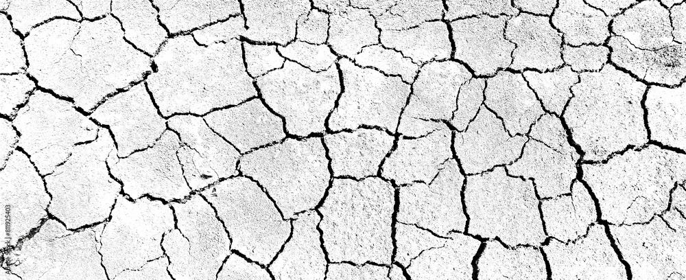Texture soil dry crack background pattern of drought lack of water of nature white black old broken. Texture soil dry crack background pattern of drought lack of water of nature white black old broken.