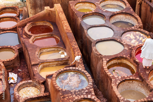 tanneries of Fez, Morocco