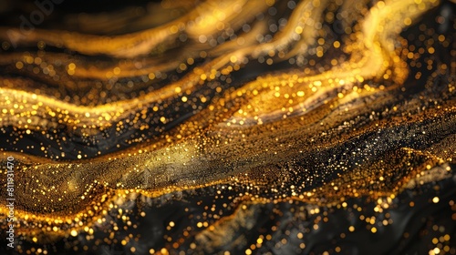  sparkling glitter abstract background  luxury shiny fabric material for glamour design and festive  Golden glitter shiny background  gold sand blurry texture.