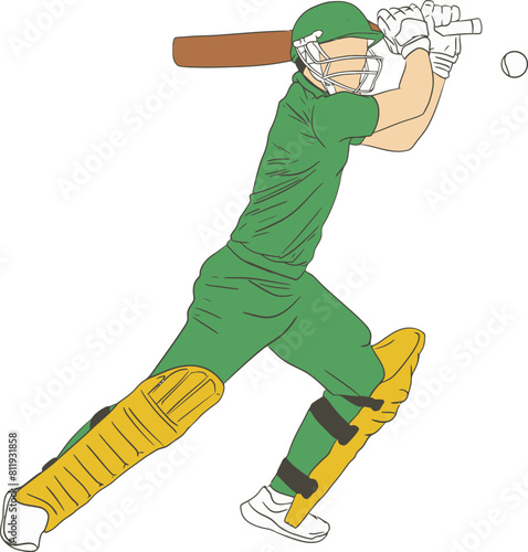 criket, cricketing, cricket ball, drawing, cricket drawing, batsman, cricket player, cricket, competition, graphic, vector, cartoon, cricketer