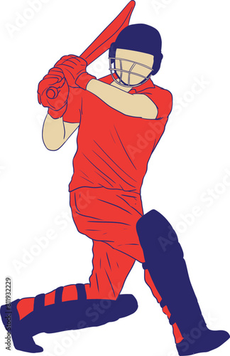 criket, cricketing, cricket ball, drawing, cricket drawing, batsman, cricket player, cricket, competition, graphic, vector, cartoon, cricketer