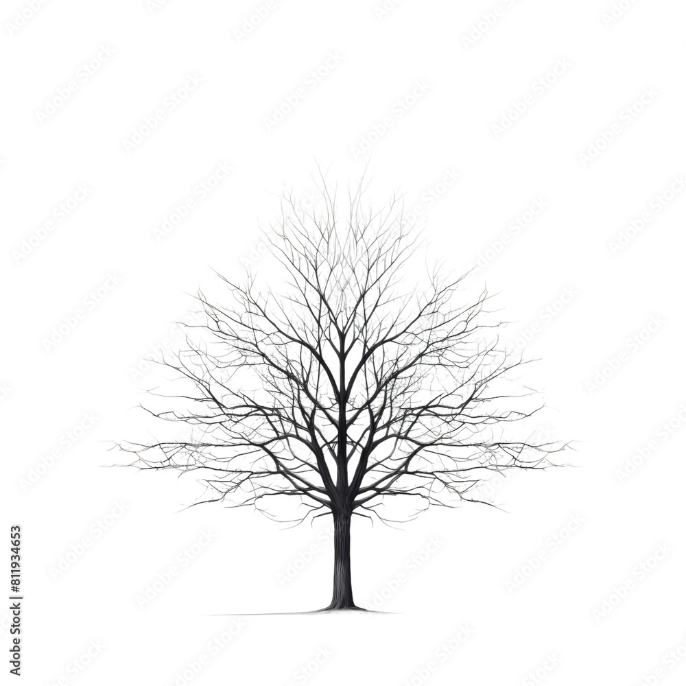 Obraz premium tree isolated on white background