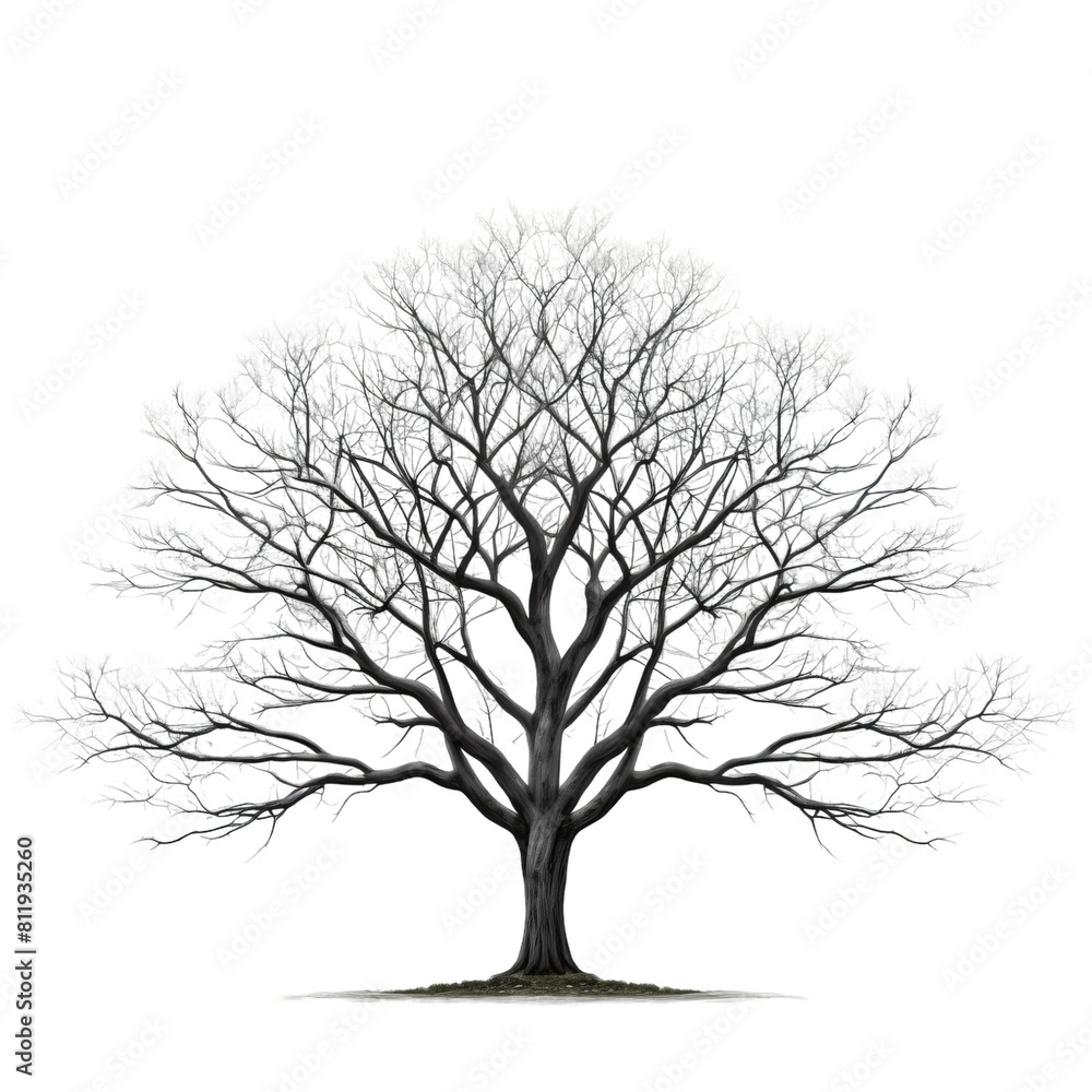 Obraz premium tree isolated on white background