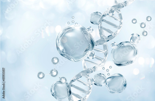 bubble and molecule