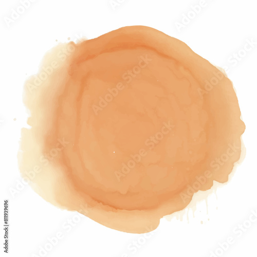 Abstract orange watercolor background. Watercolor splash	