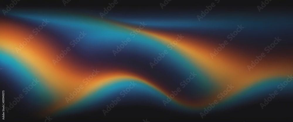 Bright rainbow on a black background, color wave. Generative AI, Generative, AI Bright rainbow on a black background, color wave. Generative AI, Generative, AI