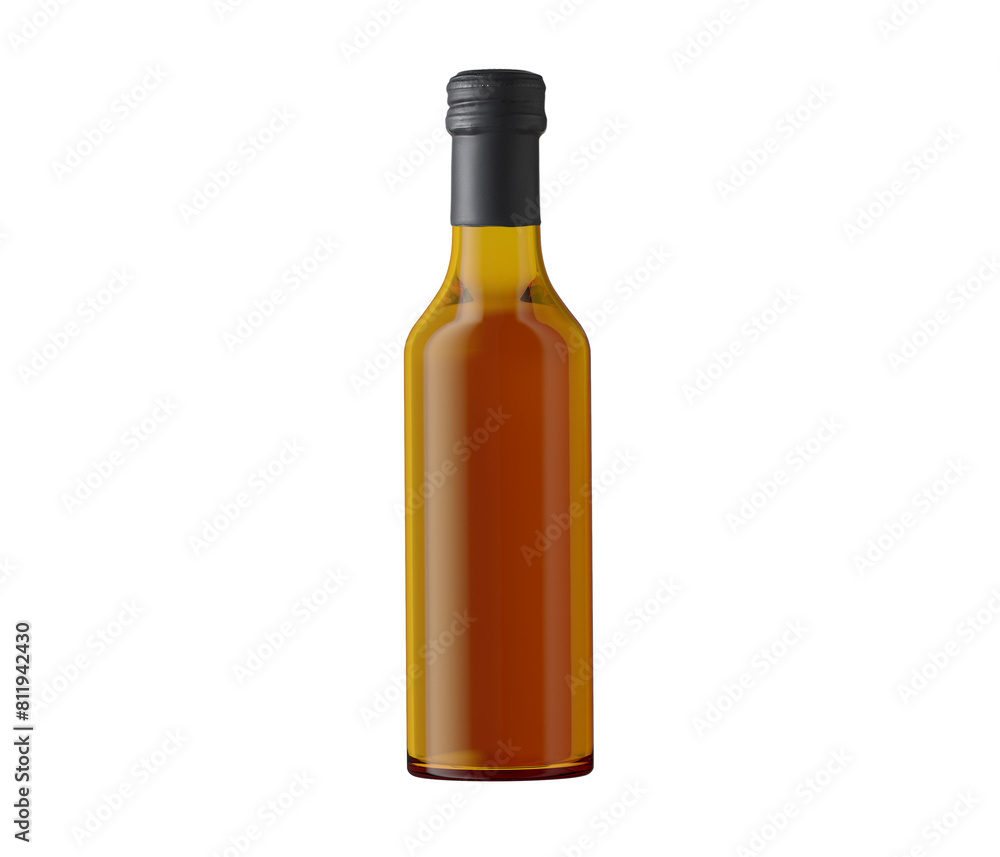 Front view wine bottle, whiskey, cognac, brandy beer bottle isolated on white background, mockup, blank, plain Front view wine bottle, whiskey, cognac, brandy beer bottle isolated on white background, mockup, blank, plain
