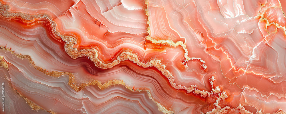 Pink marble background with gold Pink marble background with gold