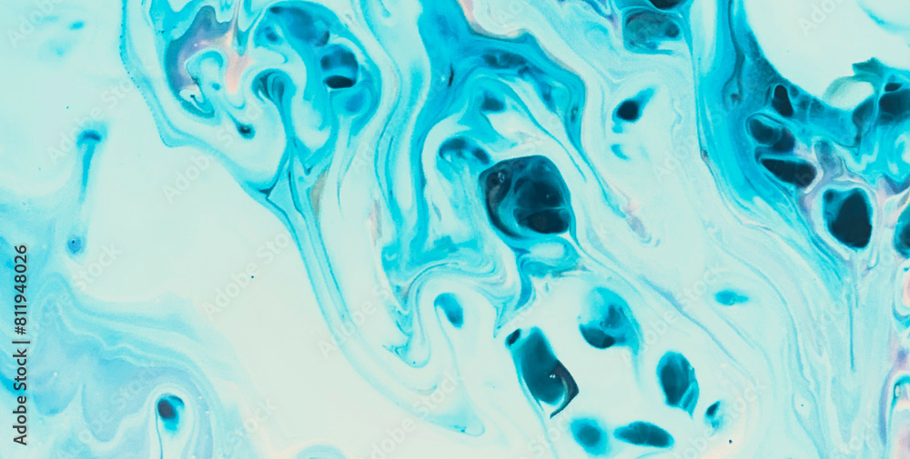 Fototapeta premium Captivating Translucence: Unleashing the Charm of Liquid Art in Oil Paint 