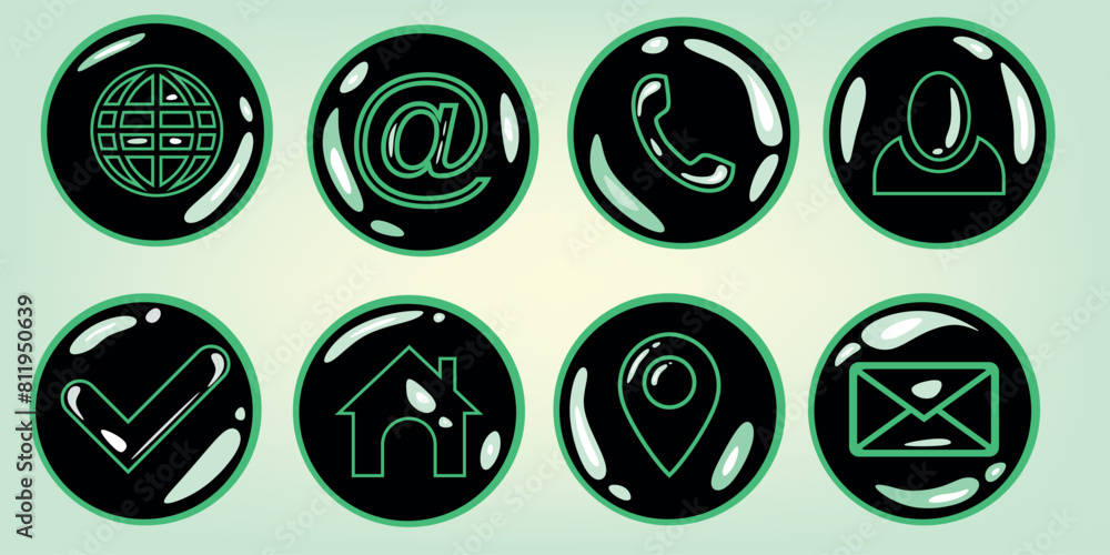 premium social media icon set with shadow effect premium social media icon set with shadow effect