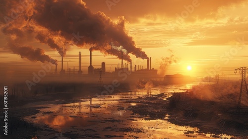 The factory is a symbol of the industrial revolution and the progress of human society
