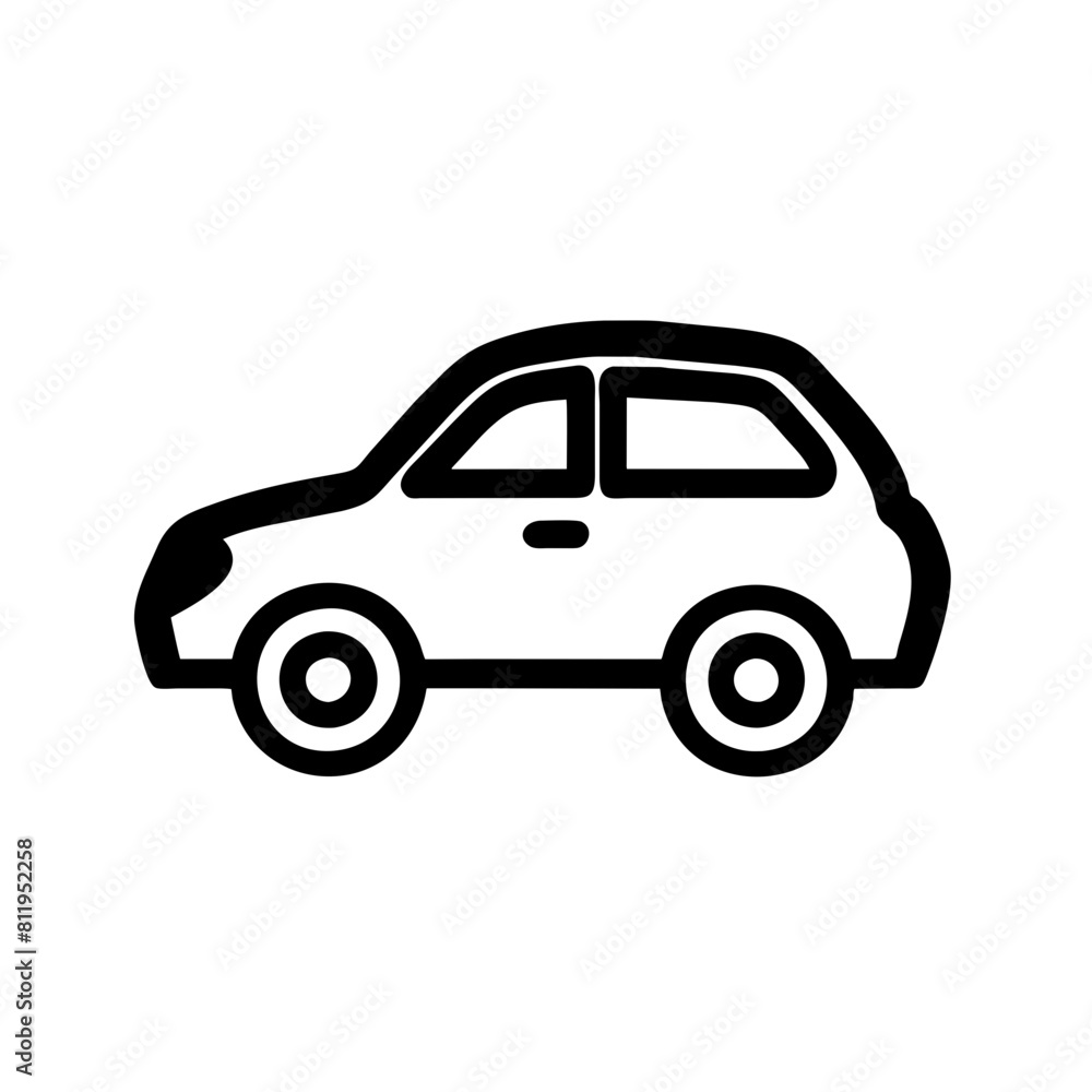 Car Outline Icon Car Outline Icon