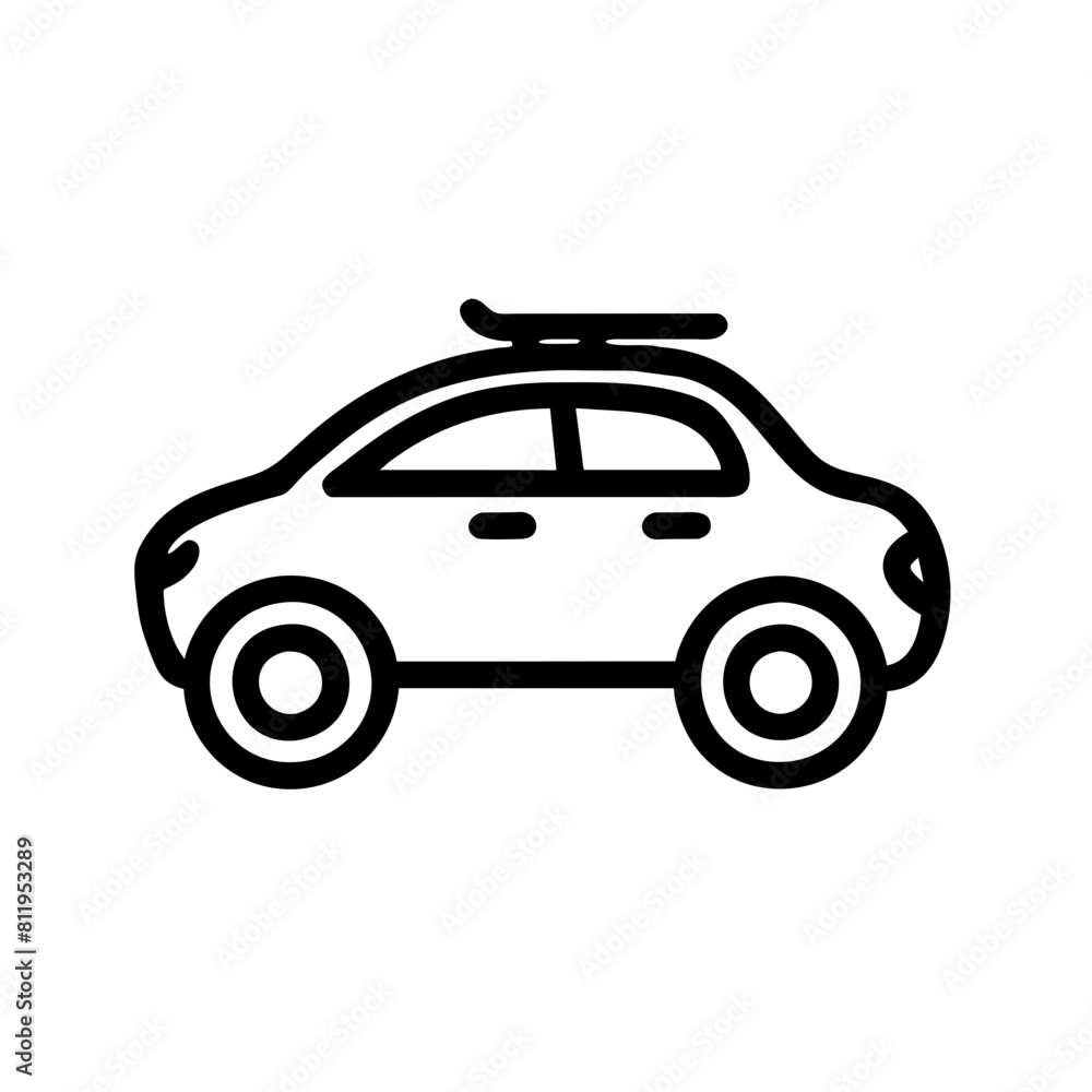 Car Outline Icon Car Outline Icon