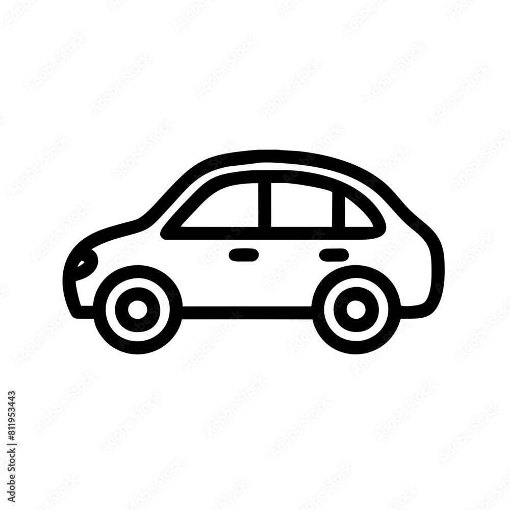 Car Outline Icon Car Outline Icon