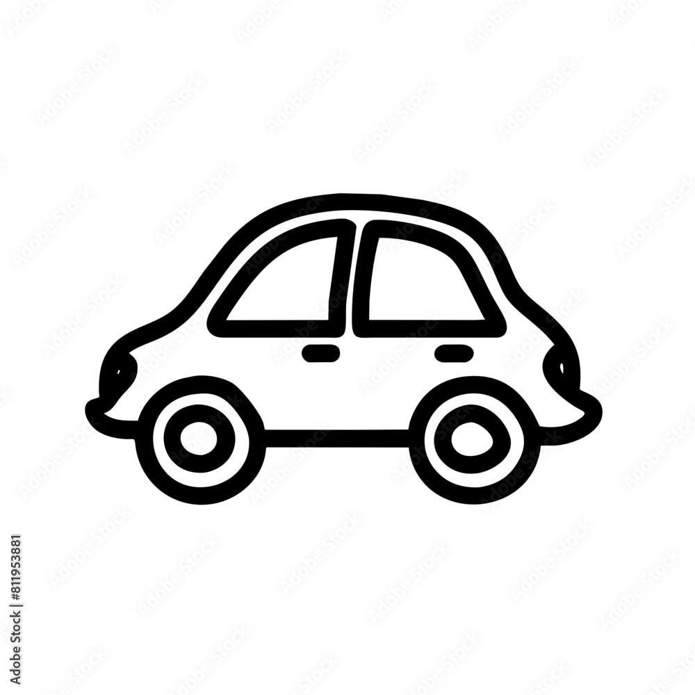 Car Outline Icon Car Outline Icon
