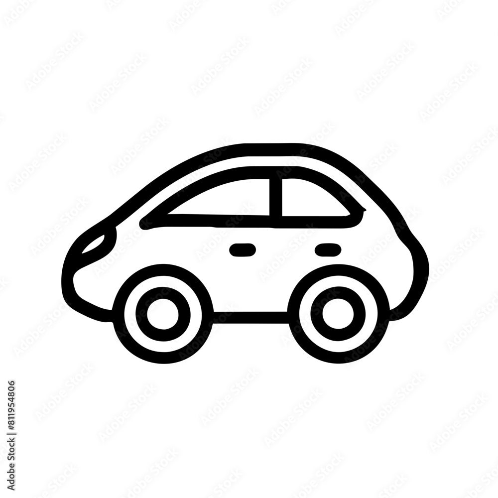 Car Outline Icon Car Outline Icon