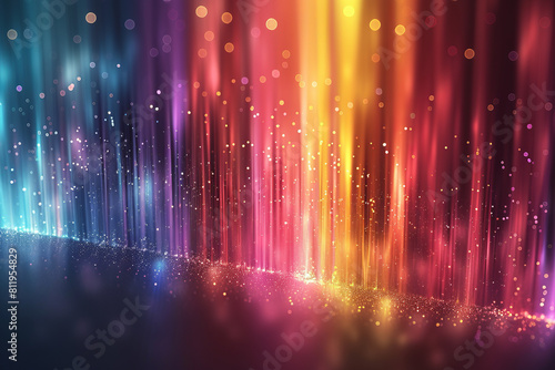 Spectrum Symphony: Vibrant Gradient Stripes