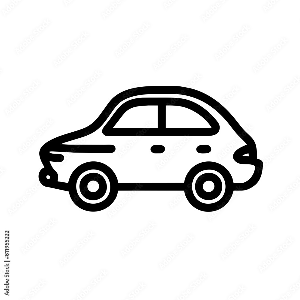 Car Outline Icon Car Outline Icon