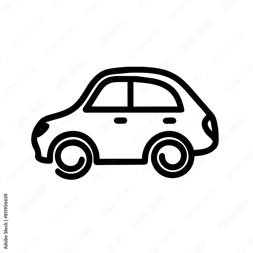 Car Outline Icon Car Outline Icon