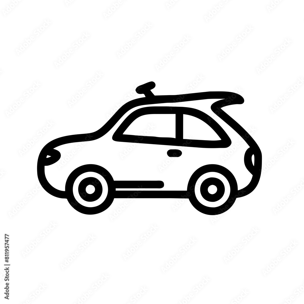 Car Outline Icon Car Outline Icon