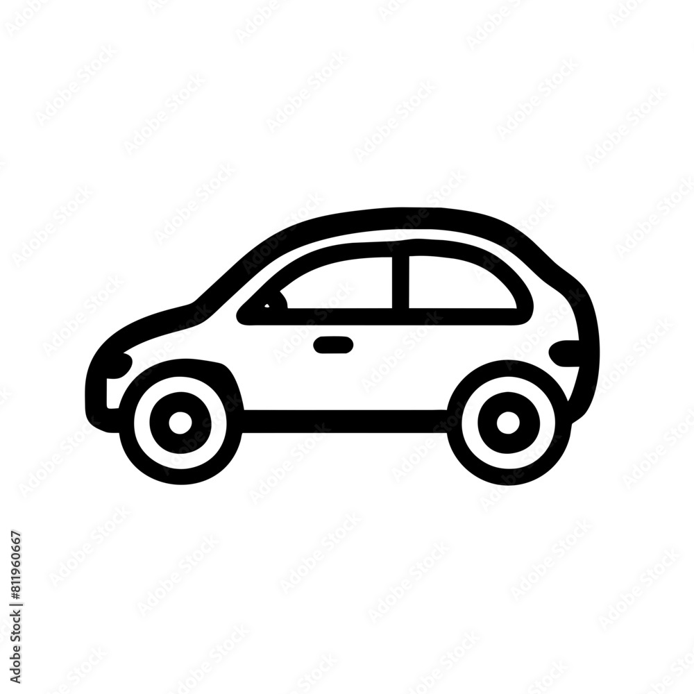 Car Outline Icon Car Outline Icon