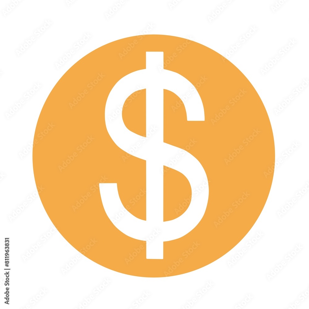 US Dollar symbol Icons illustration US Dollar symbol Icons illustration